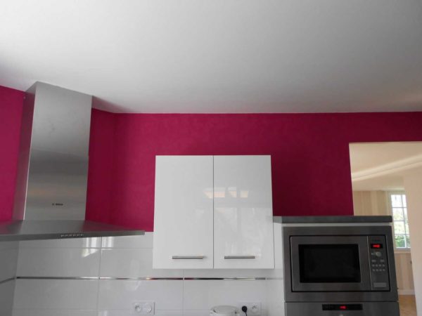 Peinture interieure mur plafond boiseries Loudeac Pontivy - Cuisine