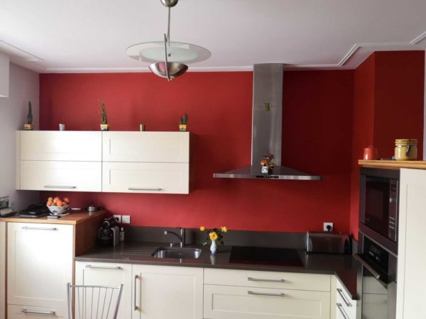 Peinture interieure mur plafond boiseries Loudeac Pontivy 11 - Cuisine