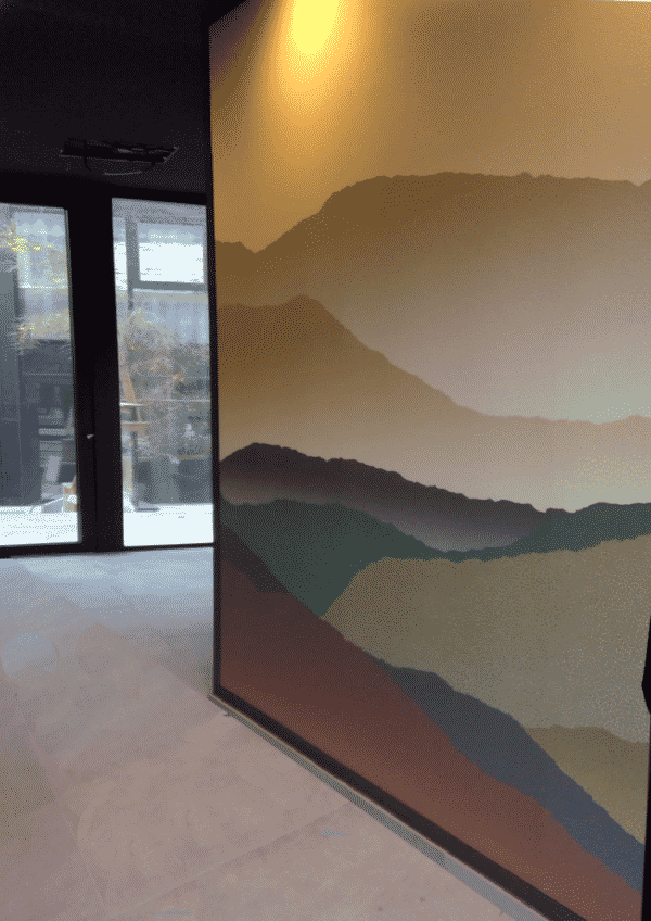 panoramique entrree les voyageurs - Papier-peint panoramique